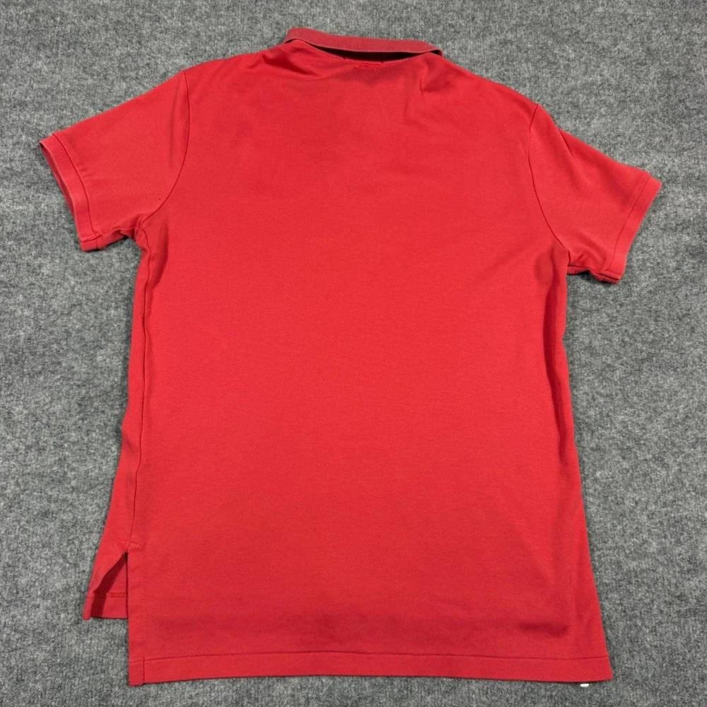 Polo Ralph Lauren Custom Fit Polo Shirt Mens M Red Cotton GUC